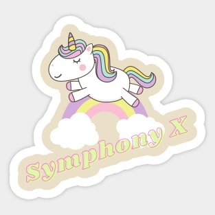 symphony x ll unicorn Sticker